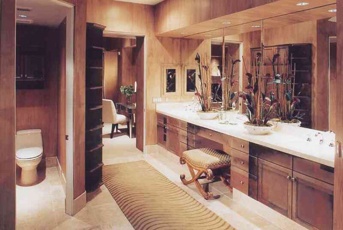 дизайн интерьера в стиле модерн ванная комната