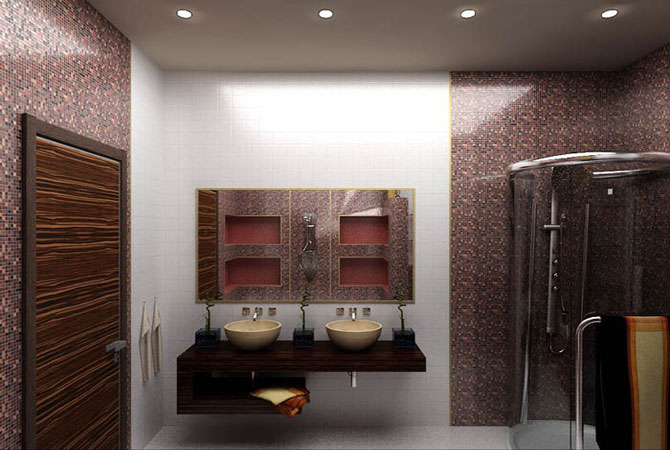 дизайн ванной комнат готовые проекты