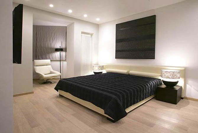 черно-белый дизайн комнат в общежитии