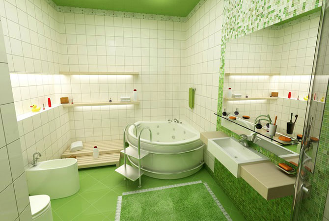 фото евро дизайна ванной комнаты