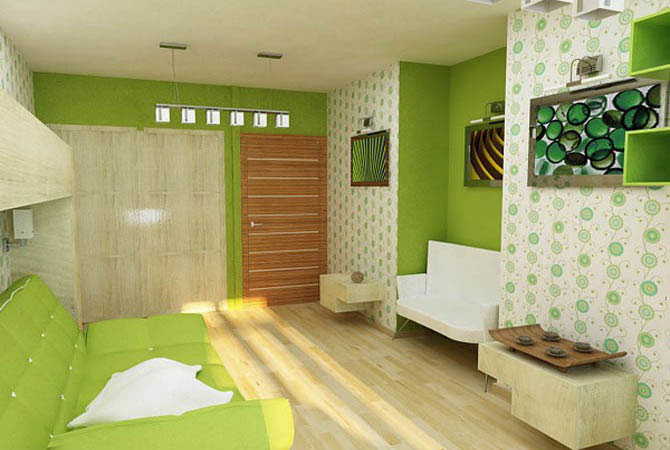дизайн-интерьера 2-х комнатной квартиры в москве