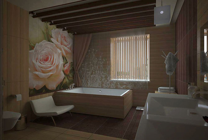 фото дизайнерских работ для ванной комнаты